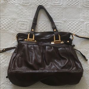Slightly used B Makowsky Brown Leather Bag